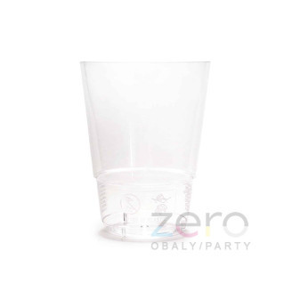 Pohárek (kelímek) nápojový KRYSTAL (sklenička) 236 ml - transp.
